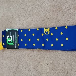 Pro Compression Blue with Yellow Dots S/M socks